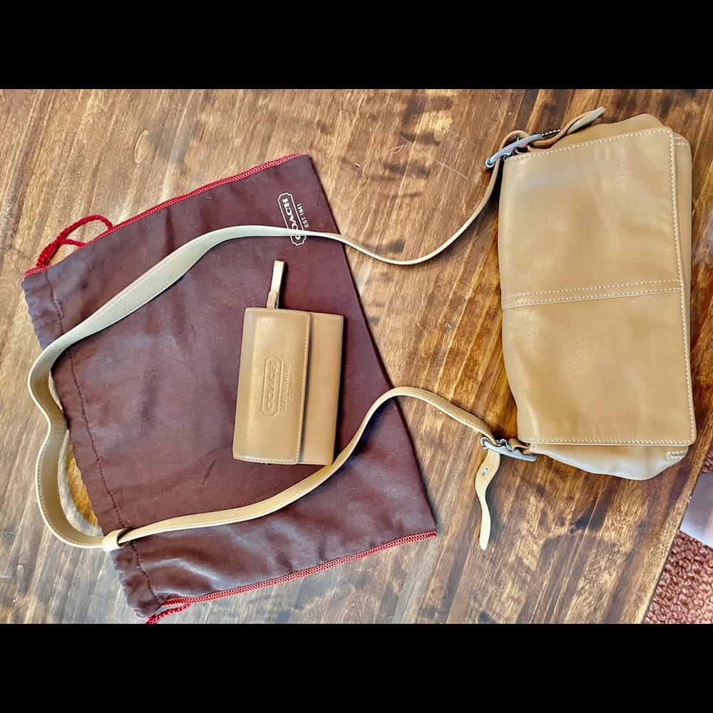 NWOT Coach Crossbody with matching Wallet